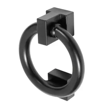 Click Here To Enlarge This Photo Of BLU Performance Ring Door Knocker&comma; 316 Stainless Steel in a Matt Black Lacquered Finish &lpar;DKB250-MBL&rpar;