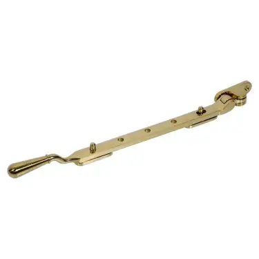 Click Here To Enlarge This Photo Of BLU Performance 11" &lpar;279mm&rpar; Opera Casement Window Stay&comma; 316 Stainless Steel in a PVD Polished Brass Finish &lpar;TBH300-11-PPB&rpar;
