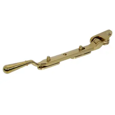 Click Here To Enlarge This Photo Of BLU Performance 8" &lpar;203mm&rpar; Opera Casement Window Stay&comma; 316 Stainless Steel in a PVD Polished Brass Finish &lpar;TBH300-8-PPB&rpar;