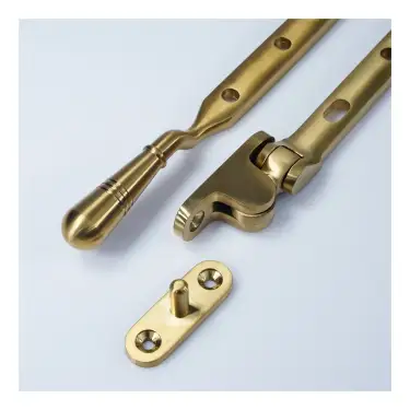 Click Here To Enlarge This Photo Of BLU Performance 8" &lpar;203mm&rpar; Opera Casement Window Stay&comma; 316 Stainless Steel in a PVD Satin Brass Finish Finish &lpar;TBH300-8-PSB&rpar;