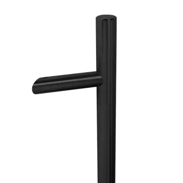 Click Here To Enlarge This Photo Of BLU Performance HAB6 Offset Round 'T' Bar Pull Handle &lpar;32mm Diameter&rpar; 316 Stainless Steel in a Matt Black Lacquered Finish