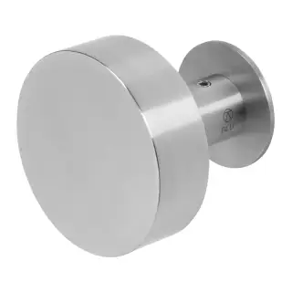BLU Performance KM150 Round Centre Door Knob&comma; 316 Satin Stainless Steel