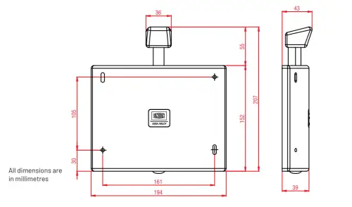 Click Here To Enlarge This Photo Of J-8755ABLACK UNION DoorSense Acoustic Fire Door Holder - Black