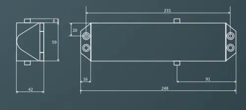 Click Here To Enlarge This Photo Of TS5&period;224VBC&period;AB BOSS Door Controls EN&period;2-4 Antique Brass Overhead Door Closer with Backcheck