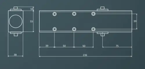 Click Here To Enlarge This Photo Of TS5&period;225BC&period;SIL BOSS Door Controls EN&period;2-5 Silver Overhead Door Closer with Backcheck