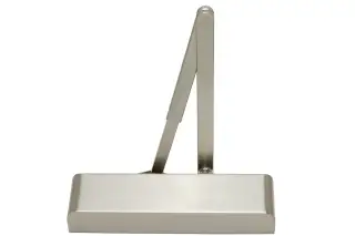 TS5&period;225BC&period;SSS BOSS Door Controls EN&period;2-5 Satin Stainless Steel Overhead Door Closer with Backcheck