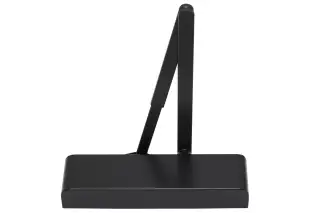 TS5&period;226BC&period;BLK BOSS Door Controls EN&period;2-6 Matt Black Overhead Door Closer with Backcheck