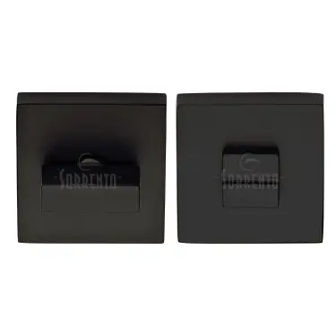 Click Here To Enlarge This Photo Of SC-SQ4035-BLK M&period;Marcus Sorrento Thumbturn & Emergency Release on Concealed Square Plate Matt Black Finish