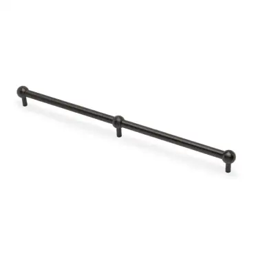 Click Here To Enlarge This Photo Of AW856-448-DBZPVD - Alexander & Wilks Plain Caesar Cabinet Pull 448mm c&sol;c - Dark Bronze PVD