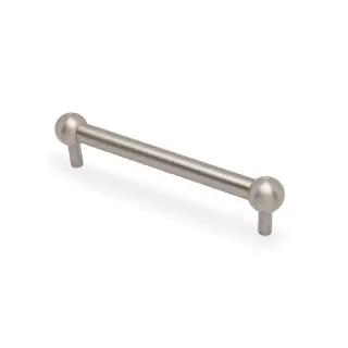 AW856-160-SN - Alexander & Wilks Plain Caesar Cabinet Pull 160mm c&sol;c - Satin Nickel