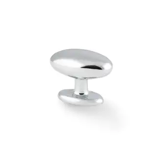 AW860-45-PC - Alexander & Wilks Ashbury Cabinet Knob 45mm - Polished Chrome