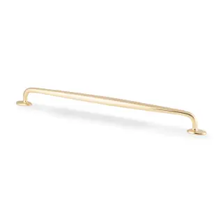 AW861-320-PBL - Alexander & Wilks Ashbury Cabinet Pull 320mm c&sol;c - Polished Brass Lacquered