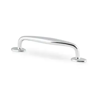 AW861-128-PC - Alexander & Wilks Ashbury Cabinet Pull 128mm c&sol;c - Polished Chrome