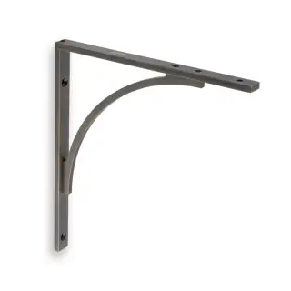 AW740AB - Alexander & Wilks Eden Solid Brass Shelf Bracket 205mm x 220mm - Antique Brass