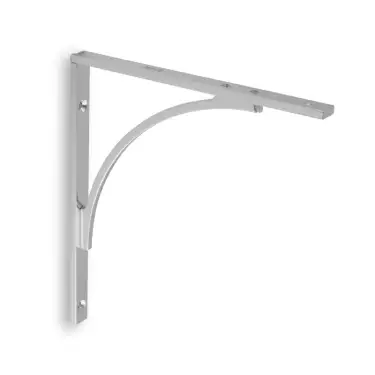 Click Here To Enlarge This Photo Of AW740PC - Alexander & Wilks Eden Solid Brass Shelf Bracket 205mm x 220mm - Polished Chrome