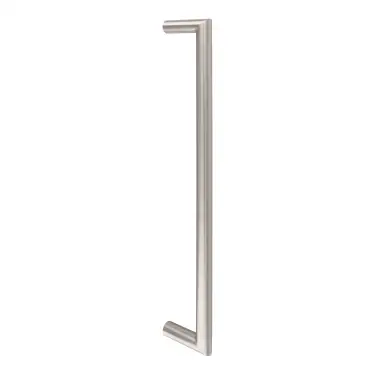 Click Here To Enlarge This Photo Of CSM1425SSS - Carlisle Brass Eurospec 425mm c&sol;c x 19mm dia Mitred Pull Handle &lpar;Bolt Fixing&rpar; - Satin Stainless Steel