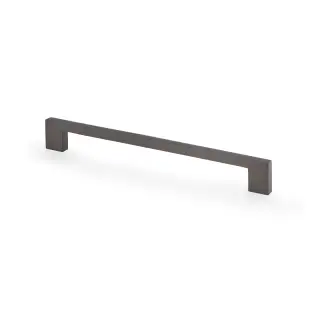 AW837-224-DBZ - Alexander & Wilks Marco Cupboard Pull Handle - Dark Bronze - 224mm
