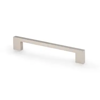 AW837-160-SN - Alexander & Wilks Marco Cupboard Pull Handle - Satin Nickel - 160mm