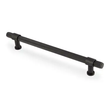 Click Here To Enlarge This Photo Of AW839-224-DBZPVD - Alexander & Wilks Kingston Knurled Pull Handle 224mm c&sol;c - Dark Bronze PVD