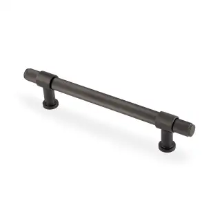 AW839R-160-DBZPVD - Alexander & Wilks Kingston Reeded Pull Handle 160mm c&sol;c - Dark Bronze PVD