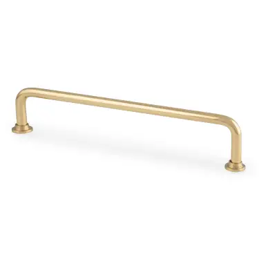 Click Here To Enlarge This Photo Of AW811-160-PB - Alexander & Wilks Scandi Pull Handle 160mm c&sol;c - Polished Brass