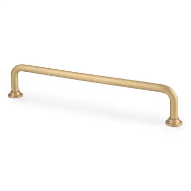 Click Here To Enlarge This Photo Of AW811-160-SB - Alexander & Wilks Scandi Pull Handle 160mm c&sol;c - Satin Brass