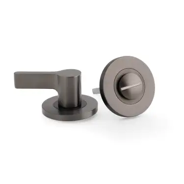 Click Here To Enlarge This Photo Of AW798DBZPVD - Alexander & Wilks Disabled Thumbturn and Emergency Release on 50mm x 6mm Rose - Dark Bronze PVD
