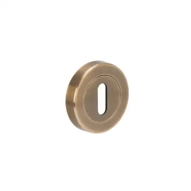 Click Here To Enlarge This Photo Of H2151ABR - Hunta Standard Keyhole Escutcheon Antique Bronze