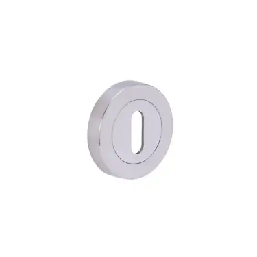 Click Here To Enlarge This Photo Of H2151PCSCP - Hunta Standard Keyhole Escutcheon Polished&sol;Satin Chrome