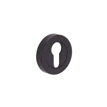 Click Here To Enlarge This Photo Of H2152BM - Hunta Euro Profile Escutcheon Matt Black