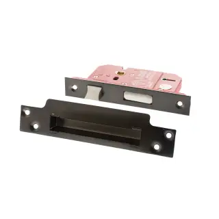 Atlantic - ALKSASH5LK3UDB British Standard 5 Lever Key Sashlock 3" - Urban Dark Bronze