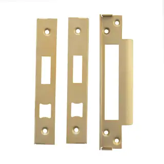 Atlantic - ALKREBS5LKSB 5 Lever Sashlock Rebate Kit - Satin Brass