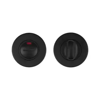 ZCS2004IG3PCB Zoo Hardware Thumbturn and Release with Indicator - 52mm x 8mm &lpar;Grade 201&rpar; Powder Coated Black