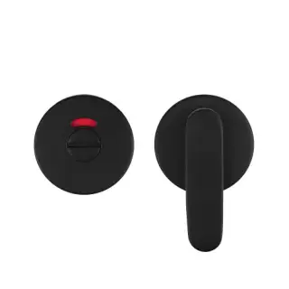 ZCS2008IG3PCB Zoo Hardware Accessible Peanut Thumbturn and Release with Indicator - 52mm x 8mm &lpar;Grade 201&rpar; Powder Coated Black