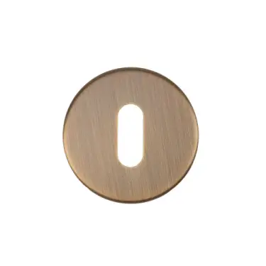 Click Here To Enlarge This Photo Of ZCS2002G3AB Zoo Hardware Standard Profile Escutcheon - 52mm x 8mm &lpar;Grade 201&rpar; Antique Brass