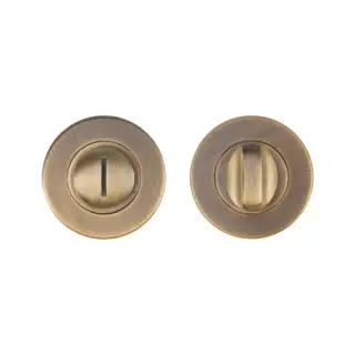 ZCS2004G3AB Zoo Hardware Thumbturn and Release - 52mm x 8mm &lpar;Grade 201&rpar; Antique Brass