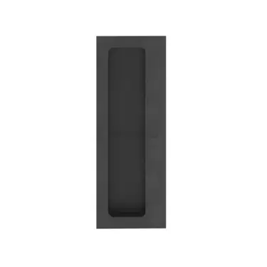 Click Here To Enlarge This Photo Of C1862-BKMT M&period;Marcus Heritage Brass Offset Flush Pull for Swing Door Matt Black finish