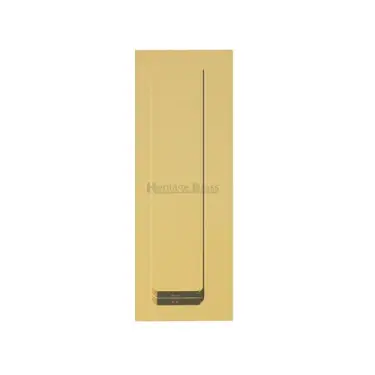 Click Here To Enlarge This Photo Of C1862-PB M&period;Marcus Heritage Brass Offset Flush Pull for Swing Door Polished Brass finish