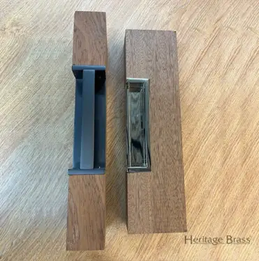 Click Here To Enlarge This Photo Of C1874-PB M&period;Marcus Heritage Brass Sliding Flush Pull Polished Brass finish