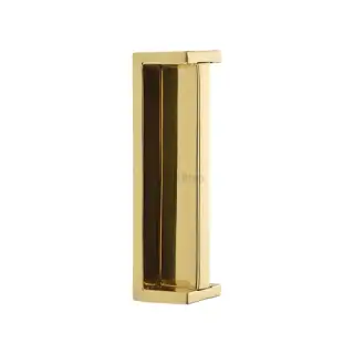 C1874-PB M&period;Marcus Heritage Brass Sliding Flush Pull Polished Brass finish