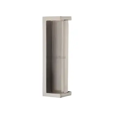 Click Here To Enlarge This Photo Of C1874-SN M&period;Marcus Heritage Brass Sliding Flush Pull Satin Nickel finish