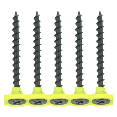 Click Here To Enlarge This Photo Of TIMCO Collated Drywall Coarse Thread Bugle Head Black Screws