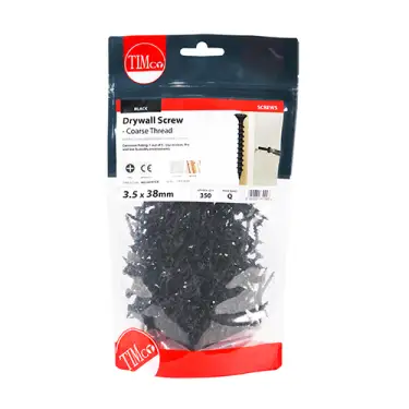 Click Here To Enlarge This Photo Of TIMCO Drywall Coarse Thread Bugle Head Black Screws