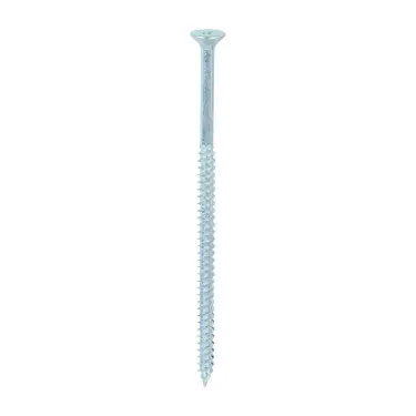 Click Here To Enlarge This Photo Of TIMCO Twin-Threaded Countersunk Silver Woodscrews
