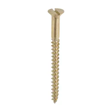 Click Here To Enlarge This Photo Of TIMCO Solid Brass Countersunk Woodscrews