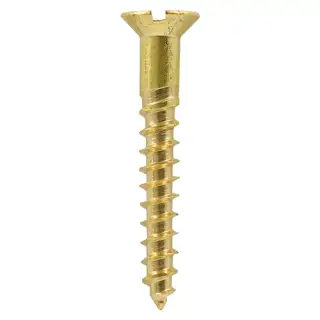 TIMCO Solid Brass Countersunk Woodscrews