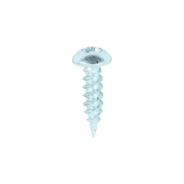 Click Here To Enlarge This Photo Of TIMCO Twin-Threaded Round Head Silver Woodscrews
