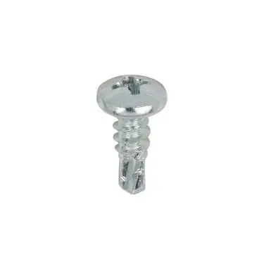 Click Here To Enlarge This Photo Of TIMCO Self-Drilling Metal Framing Pan Head Silver Screws