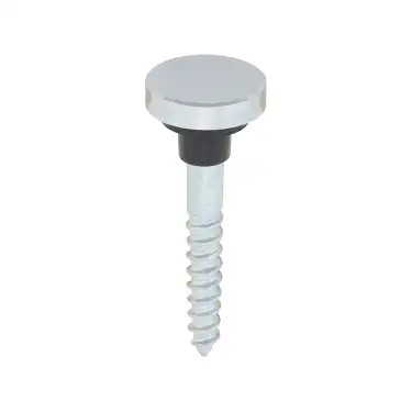 Click Here To Enlarge This Photo Of TIMCO Mirror Screws Flat Head Chrome