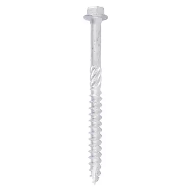 Click Here To Enlarge This Photo Of TIMCO Heavy Duty Timber Screws Hex Flange Head Exterior Silver